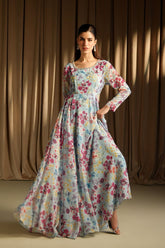 LULUSAR SILK PRINTED DRESS 2 PIECE 2399